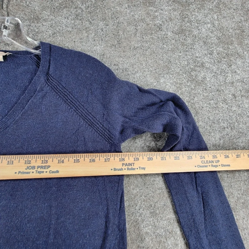 GAP Maternity Pullover Sweater Womens M Navy Blue‎ Classic V-neck Lightweight